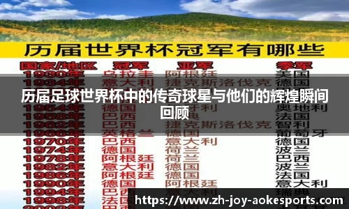 历届足球世界杯中的传奇球星与他们的辉煌瞬间回顾
