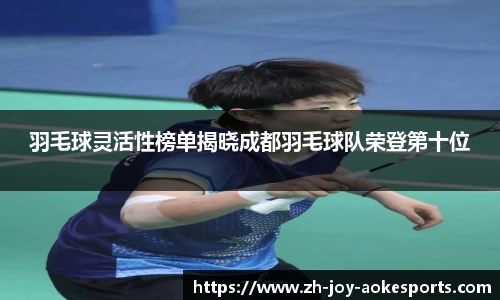 羽毛球灵活性榜单揭晓成都羽毛球队荣登第十位